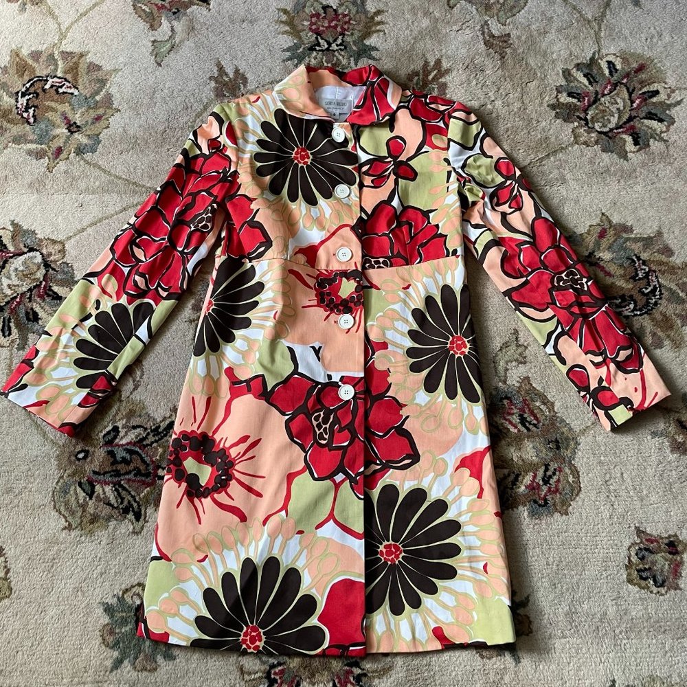 Skirtin' Around Mod Pattern Coat